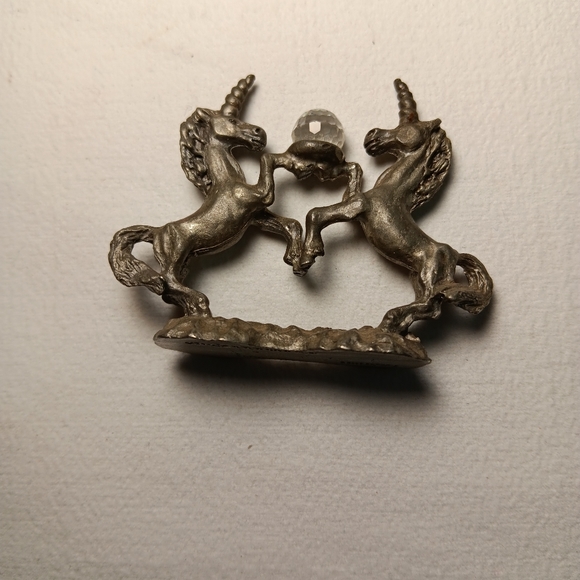 Vintage Spoontiques Pewter Unicorn Figurine HM1597 - Picture 2 of 5